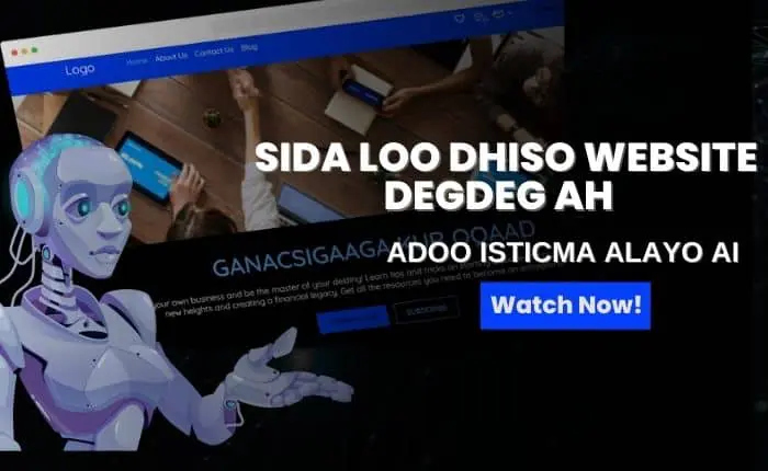 Sida Loo Dhiso website Degdeg Ah adoo Isticmaalayo AI (700 × 430 px)